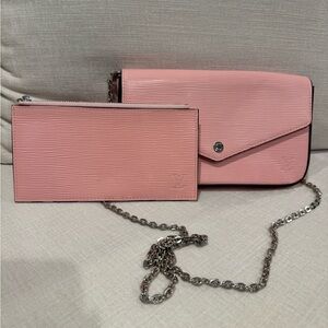 Pink Designer Crossbody Bag Set